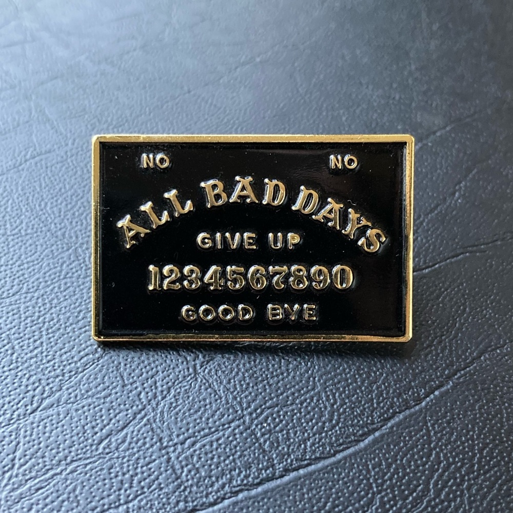 BN All Bad Days Ouija Board Enamel Pin - Picture 2 of 3